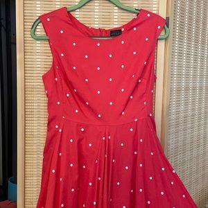 Joules Clothing Vintage Inspired Tea Length Dress